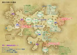 新生ff14 園芸 採掘マップ ギャザラー向け採集場所の地図情報 パッチ4 4対応