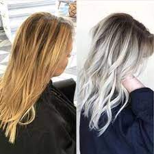 Brassy Yellow Blonde To Shadow Rooted Platinum By The Talented Beckym Hair Dark Roots Blonde Hair Silver Blonde Hair Hair