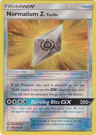 Check spelling or type a new query. Normalium Z Tackle 203 236 Uncommon Reverse Holo Pokemon Singles Sun Moon Unified Minds Collector S Cache