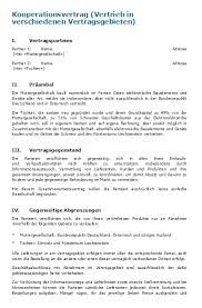 Kooperationsvertrag bauleitung — mehr infos! Vorlage Kooperationsvertrag Nach Schweizer Recht Zum Download