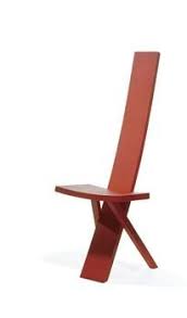 Red Stave Chair By Humphrey Ikin 1997 Displayed At Te Papa In Wellington Nz Chair Wood Chair Outdoor Chairs
