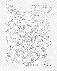 Hello today at dragoart.com we will learn how to draw one of the popular dragon ball z villains, freiza. Shenron Goku Line Art Drawing Dragon Ball Dragon Ball Z Lineart Hd Png Download Vhv