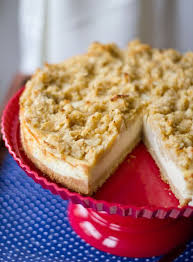 Vanille Cheesecake Mit Apfel Streuseln Rezept Kuchen Und Torten Kuchen Und Torten Rezepte Einfacher Nachtisch