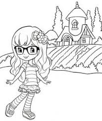 Create your blueberry masterpiece by blending multiple colors in your artwork. 30 Minute Fun Strawberry Shortcake Coloring Pages For Little Girls Mitraland