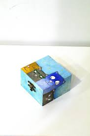 Cat Boxes Tea Box Wood Cat Tins Tea Bag Box Cat Wood Cat Decor Wood Cat Cat Christmas Gift Decorative Wooden Boxes