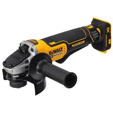 Dewalt 20 Volt Max Xr Lithium Ion Cordless Brushless 4 1 2 In Paddle Switch Small Angle Grinder W Kickback Brake Tool Only Dcg413b The Home Depot In 2020 Angle Grinder Dewalt Brake Tools