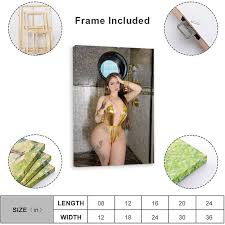 YDGUYRFHY Famous Model Ms Sethi Sexy Model Poster Canvas Art Wall Poster  Printing Office Bedroom Aesthetic Poster Gift 24x36inch(60x90cm)  Frame-style : Amazon.ca: Home