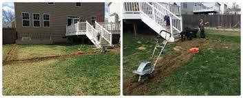 Layout fencing on the ground for framework. How To Install An Easy No Dig Fenced Dog Run In One Day Diy Danielle