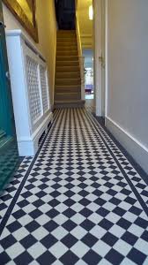 Black And White Mosaic Floor Tiles Classic Hallway Tiles Tiled Hallway Victorian Hallway Hall Tiles