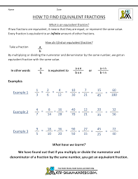 Check spelling or type a new query. Finding Equivalent Fractions