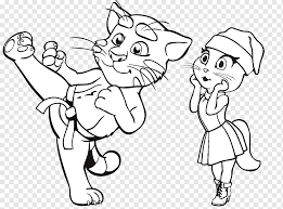 Talking tom and friends drawing and coloring for kids. Talking Angela Line Art Drawing Talking Tom And Friends Coloring Book Painting Angle White Child Png Pngwing