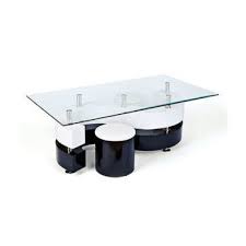 Oltre 20.000 prodotti tra cui scegliere e 19 negozi in italia. Table Basse S Avec 2 Poufs Laque Noir Bright Vente De Table Basse Conforama