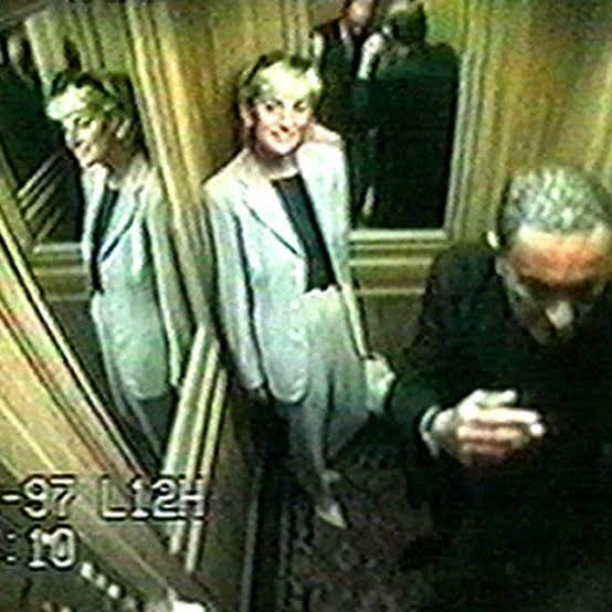 Princess Diana on Mohamed Al Fayed's yacht The Jonikal in the Mediterranean with Dodi Fayed, August 1997