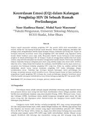 Empati · memahami masyarakat pelbagai kaum dan etnik di malaysia. Pdf Kecerdasan Emosi Eq Dalam Kalangan Penghidap Hiv