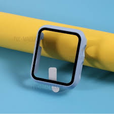 Pc Case Cover With Screen Film For Apple Watch Series 3 Series 2 Series 1 38mm Baby Blue