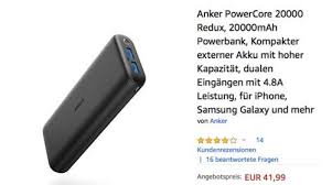 Anker Powercore 20000 Redux Powerbank 20000mah Powerbank Anker Samsung Galaxy Phone