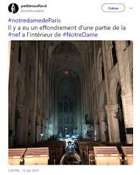 Le sinistre se déclare en début de soirée à l'intérieur de sa charpente et prend rapidement une grande. Foto Cum AratÄ Catedrala Notre Dame Din Paris DupÄ Incendiul Devastator Primele Imagini Din Interior Romania24 Ro