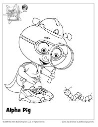 Prepare yourself for some coloring fun with free coloring book. Curious Alpha Pig Coloring Page Kids Coloring Pbs Kids For Parents