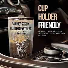 To My Dad Father And Son Hunting Partners Tumbler
