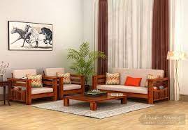 Give An Eye Catchy Look To Your Living Room With Stylish And Beautifully Crafted Wooden Sofas En Living Room Sofa Set Wooden Sofa Set Designs Sofa Set Designs