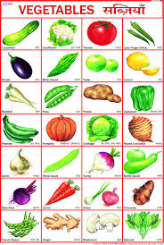 buy vegetables chart 50 x 70 cm book online at low prices