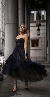 The top countries of suppliers are india, china. 30 Dresses In 30 Days Day 19 Charity Gala Black Lace Tulle Bodice Style Flowy Midi Dress B Flowy Dress Formal Necklines For Dresses Black Dresses Classy