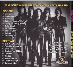 Scorpions coming home (love at first sting 1984). Scorpions Love At First Sting Tour 2cd Papersleeves Grexit Records Grex 002 Discjapan