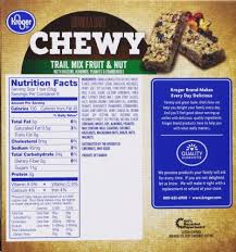 Shop for trail mix in our pantry department at dillons. Kroger Chewy Trail Mix Fruit Nut Granola Bars 6 Ct 1 23 Oz Kroger