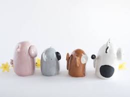 Custom Family Portrait Ceramic Animal Family Figurines Clay Etsy Family Figurine Ceramic Animals Custom Family Portrait