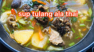 The one in the picture is the ala thai bone soup. Sup Tulang Ala Thai Youtube