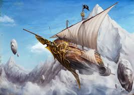 Athena Skye By Luches Steampunk Ship Steampunk Airship Steampunk Wallpaper