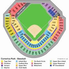 77 Methodical Comerica Park Seating Chart 2019