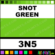 Snot Green Millenium Tattoo Ink Paints 3n5 Snot Green