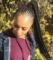 10 Gorgeous Ways To Style Your Ghana Braids In Easy Steps Hairstylesvila Hair Styles Cornrow Hairstyles Braided Hairstyles