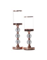 $37.99 ($19.00 per item) $40.00. Tall Pillar Candle Holder Rose Gold
