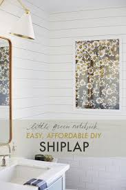 These are the items you will need (affiliate links. Easy Affordable Shiplap Using Bender Board Juniper Home
