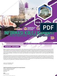 24 ogos 2019 (sabtu) tempat : Informasi Kolej Komuniti Edisi Okt 2018