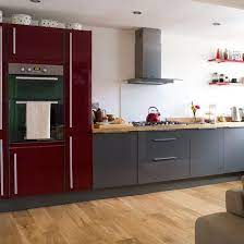 Modern also doesn't have to mean robotic. Red And Grey Modern Kitchen Modern Decorating Ideas Ideal Home Kitchen Color Red Grey Kitchens Trendy Kitchen Colors
