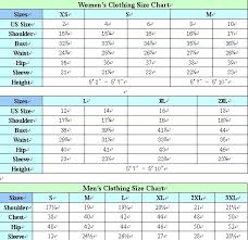 Mens Clothing Size Chart Home Cnemay Size Chart Cnemay