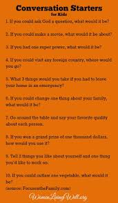 Making Your Home A Haven Week 3 Family Fun Night Women Living Well Conversation Starters For Kids This Or That Questions Family Fun Night