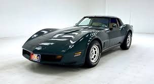 Image result for Dark Green 1976 Corvette