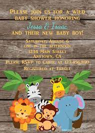 Jungle Baby Shower Invites Zoo Animal Baby Shower Jungle Etsy In 2021 Zoo Baby Shower Invitations Jungle Baby Shower Invites Jungle Baby Shower