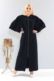 Pelerinli Fermuarli Ferace Glv708 3 Siyah Moda Stilleri Mankenler Giyim