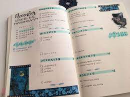 Blue Theme This Week Bulletjournalling Rukovodstva Produkty Zvezda