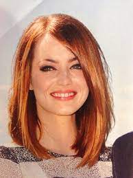 Pin By Alyssa Resnik On Hair Emma Stone Hair Color Bob Hairstyles For Round Face Emma Stone Hair
