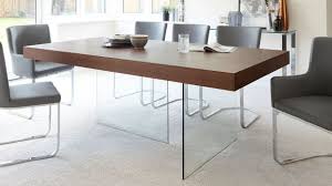 Aria Espresso Dark Wood And Glass Dining Table Modern Glass Dining Table Dark Wood Dining Table Glass Dining Table