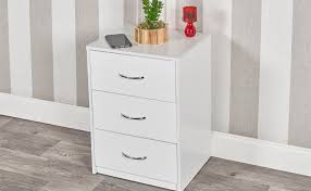 Check spelling or type a new query. Urbnliving 3 Drawer Wooden Bedroom Bedside Cabinet White Carcass White Drawers Amazon Co Uk Home Kitchen