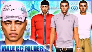 🥶 URBAN BLACK MALE CC FOLDER & SIM DOWNLOAD
