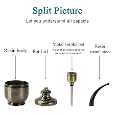 New Bronze Water Smoking Pipe Shisha ...