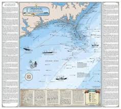 Details About Nc Cape Lookout Shipwreck Chart Nautical Art Print Map